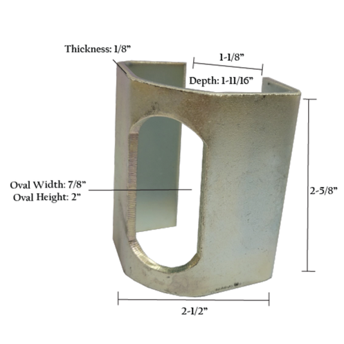 BOX OF 10, LARGE GATE CATCH ONLY