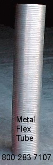 Metal Flex Discharge Tube 4"  priced Per Foot