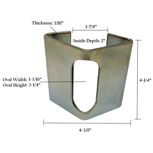 BOX OF 10, LARGE GATE CATCH ONLY