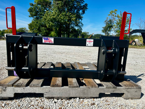 Washburn Company has made a Thomas 133 to universal skid steer. Washburn company introduces our Thomas 133 OEM build with upgraded 3/8" thomas plates. Made with 3/8" skid steer boxes that have been triple passed for extra durability. Our Thomas 133 is rated at 5000# lifting capacity and comes with all new 1" pins. Contact us today to get on the list for a Thomas 133 to skid steer build as we are currently on a 7-20 day lead time.
 Washburn Company has made a Thomas 133 to universal skid steer. Washburn company introduces our Thomas 133 OEM build with upgraded 3/8" thomas plates. Made with 3/8" skid steer boxes that have been triple passed for extra durability. Our Thomas 133 is rated at 5000# lifting capacity and comes with all new 1" pins. Contact us today to get on the list for a Thomas 133 to skid steer build as we are currently on a 7-20 day lead time.