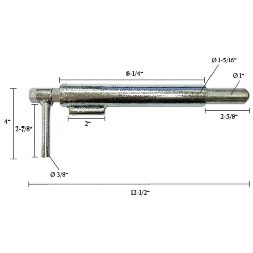 (10) Large spring loaded weld in latches or plungers and
(10) Large strikers or catches
Each pair consist of a 1 plunger and 1 catch
This kit includes 10 pair
