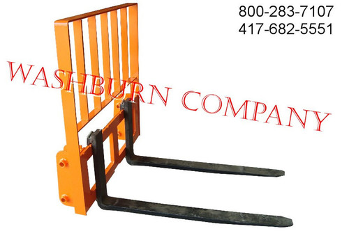 PALLET FORK 48" LONG W/ TOPPER, #4000 RATING- CHOOSE YOUR OWN BRACKETS