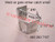Heavy duty weld-on gate latch striker
Measures 2 1/2" wide, 2 1/2" tall.
Gate latch striker hole measures 1" wide and 1 7/8" long.
The width of the part that welds to the post is 1" wide.
Made from thick material and is zinc plated to hinder rusting.
Weighs about #1