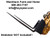 Class 2 Pallet Forks fit on skid steer plate 4000lb rating. Pallet Forks are 48 inches long overall
Skid-steer plate is 48 inches wide
Forks have a 4000 lb rating
This is essentially a "build your own" kit on the product details.
Choose the brackets that you want welded onto your adapter.
