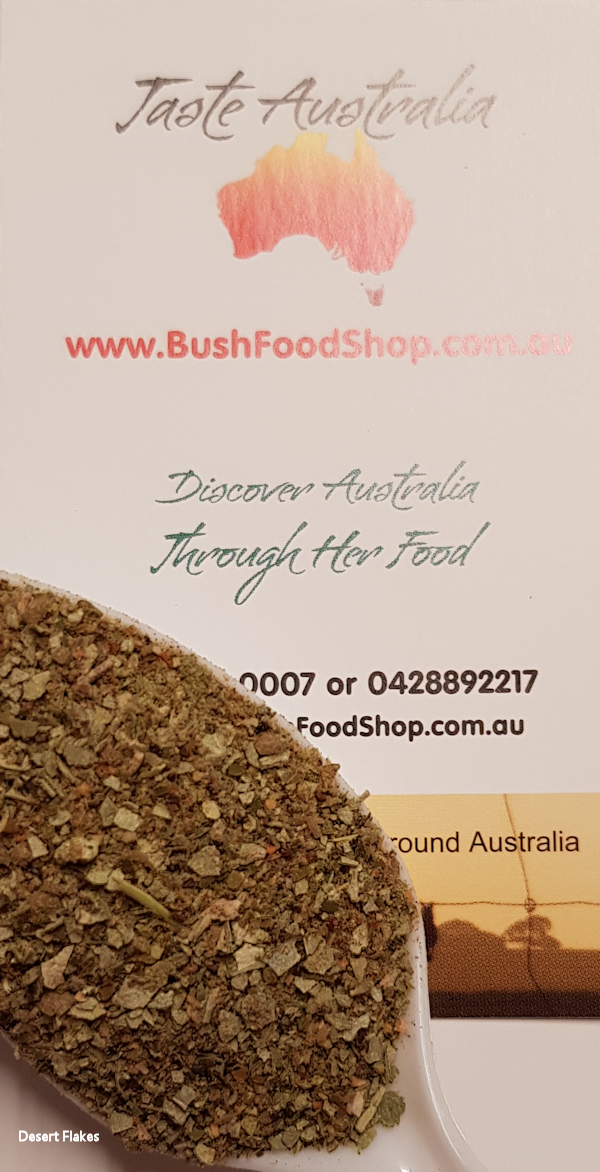 Native Seasonings: Desert Flakes Taste Australia Bush Food Shop