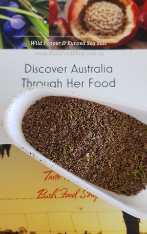 wild pepper and kunzea sea salt | Taste Australia Bush Food Shop
