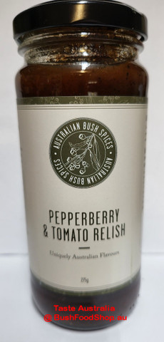 Pepperberry and Tomato Relish