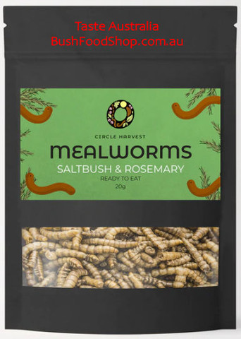 Saltbush and Rosemary mealworms