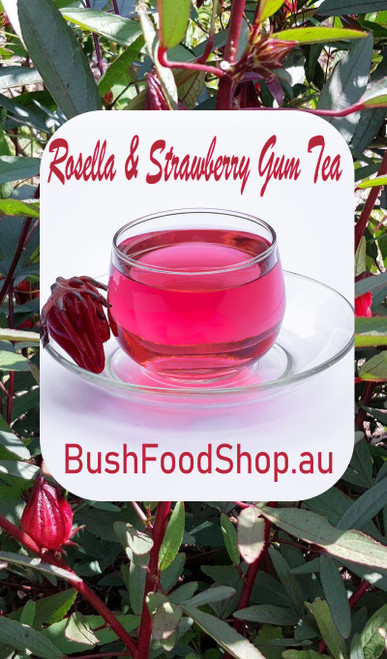 Rosella and Strawberry Gum Tea