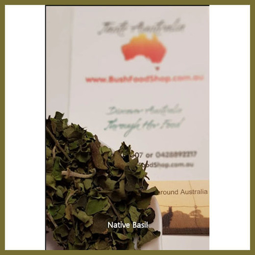 Native Basil flakes | taste australia bush food shop