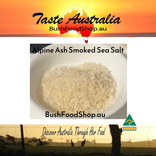 Tasmanian Alpine Ash Smoked Sea Salt | Taste Australia Bush Food Shop