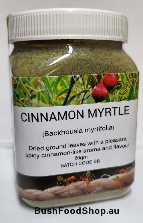 cinnamon myrtle Taste Australia Bush Food Shop