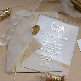 Winter Wedding Invitations Christmas Invites Polina Perri Uk