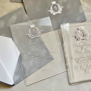 Sample of Silver Vienna Velvet & Glass