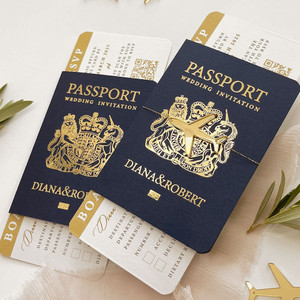 Navy Blue UK Passport 