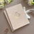 Sample of blush pink velvet invitations