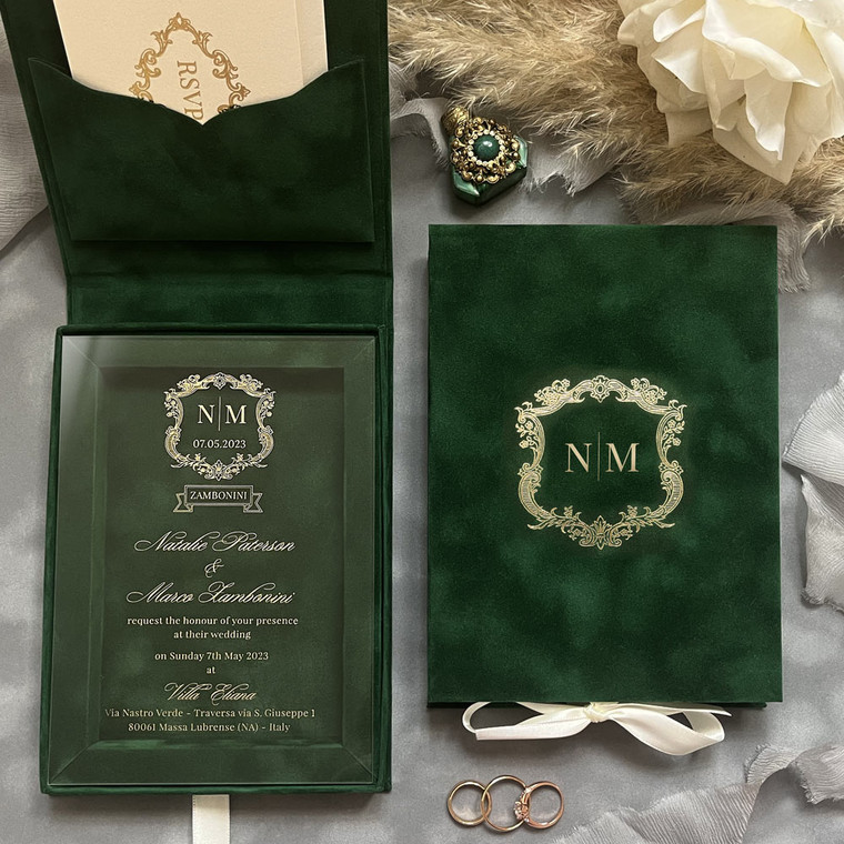 Royal Style Boxed Invitations