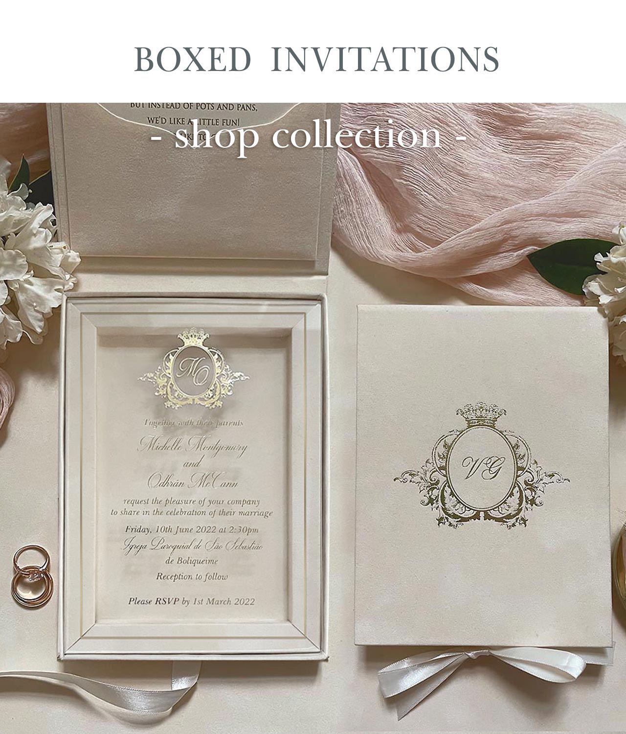 BOXED WEDDING INVITATIONS