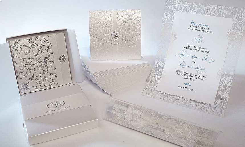 winter wedding invitations snowflake invites polina perri uk