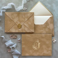 gold velvet envelopes