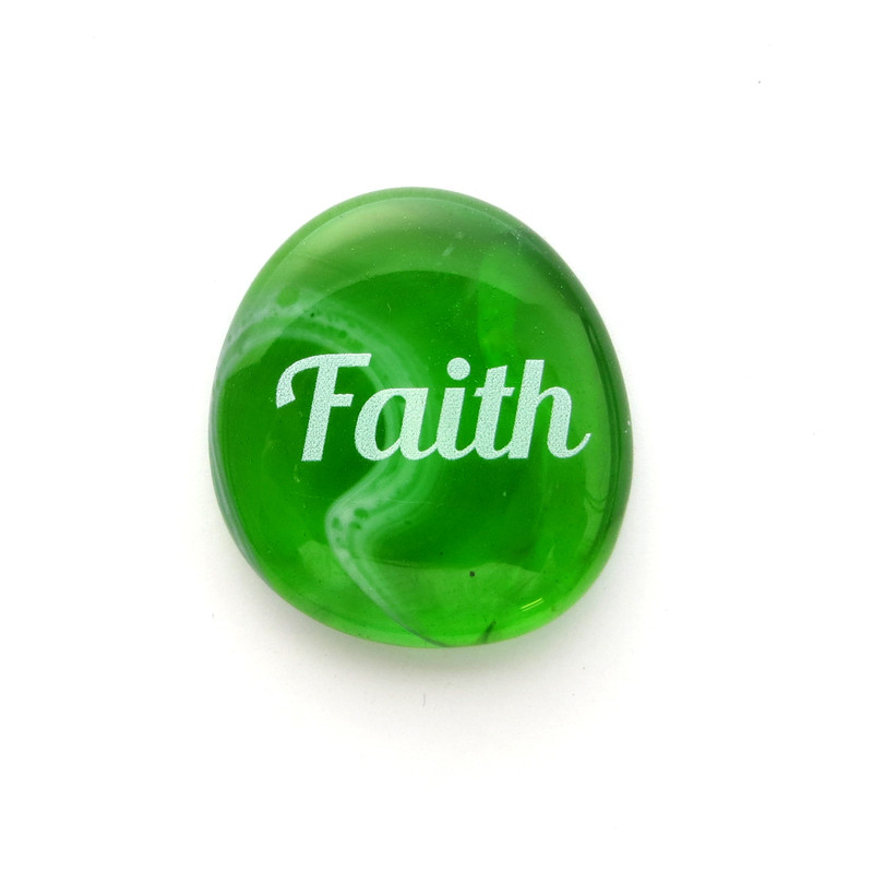 Festival Glass Stone, Faith, from Lifeforce Glass, Inc.