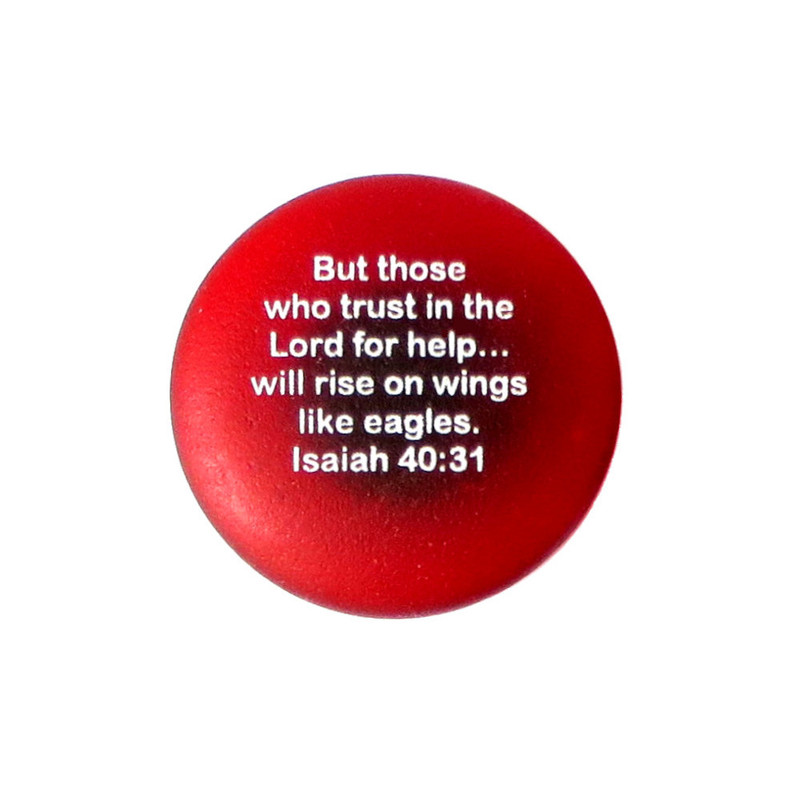 Scripture Magnet from Lifeforce Glass with Isaiah 40:31