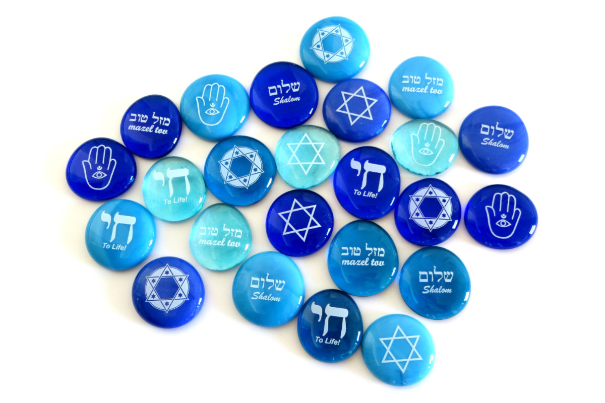 Judaica Stones for Hanukkah, Bar Mitzvahs, and more.