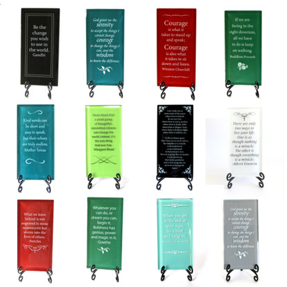 Motivation for Your Desk Great Gift for Co-Worker Light Teal Lifeforce Glass When You Get to The End of Your Rope Inspirational Glass Plaque Motivation for Your Desk Great Gift for Co-Worker Light Teal Lifeforce Glass When You Get to The End of Your Rope Inspirational Glass Plaque