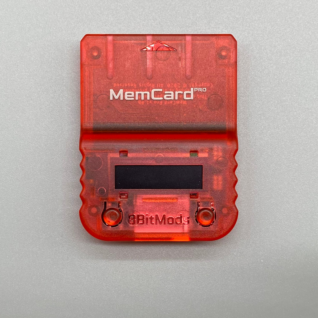 MemCard PRO for PlayStation 1 (Red Frost)