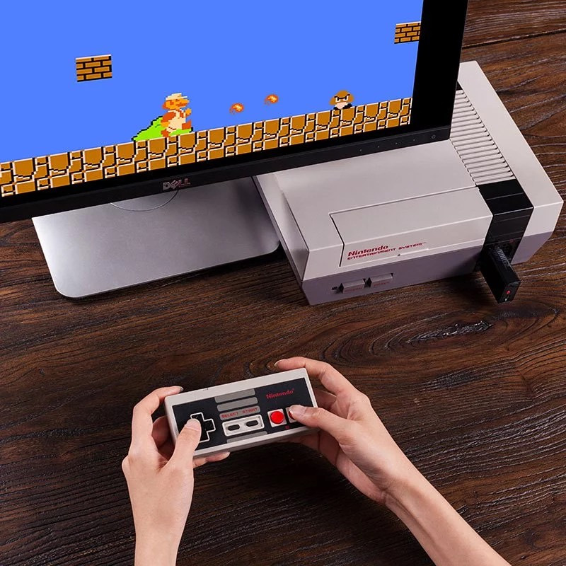 Retro-Bit NES Wired 8-Bit Controller Classic For Nintendo NES - Black 6ft Cable - RB-NES-7482