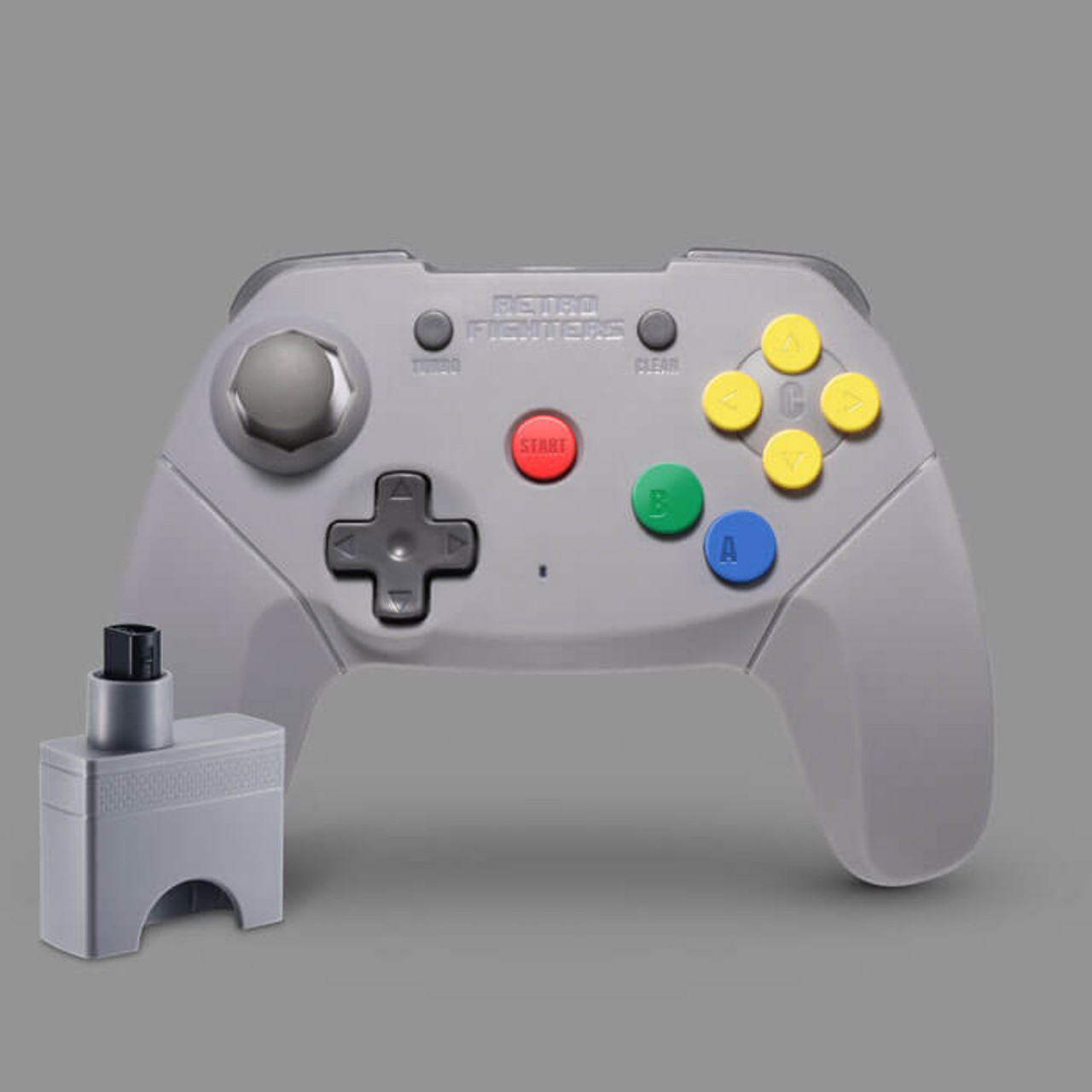 Retro Fighters Brawler64 Wireless Nintendo Switch Controller Online  Bluetooth NSO Edition, Gray