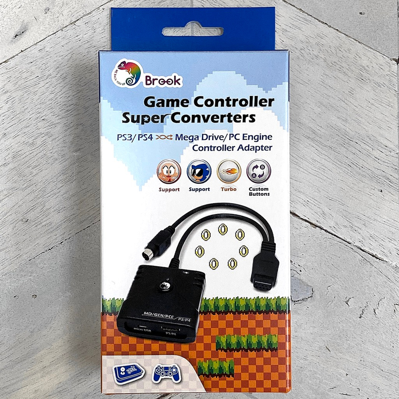 Brook Ps3 Ps4 To Mega Drive Pc Engine Super Converter