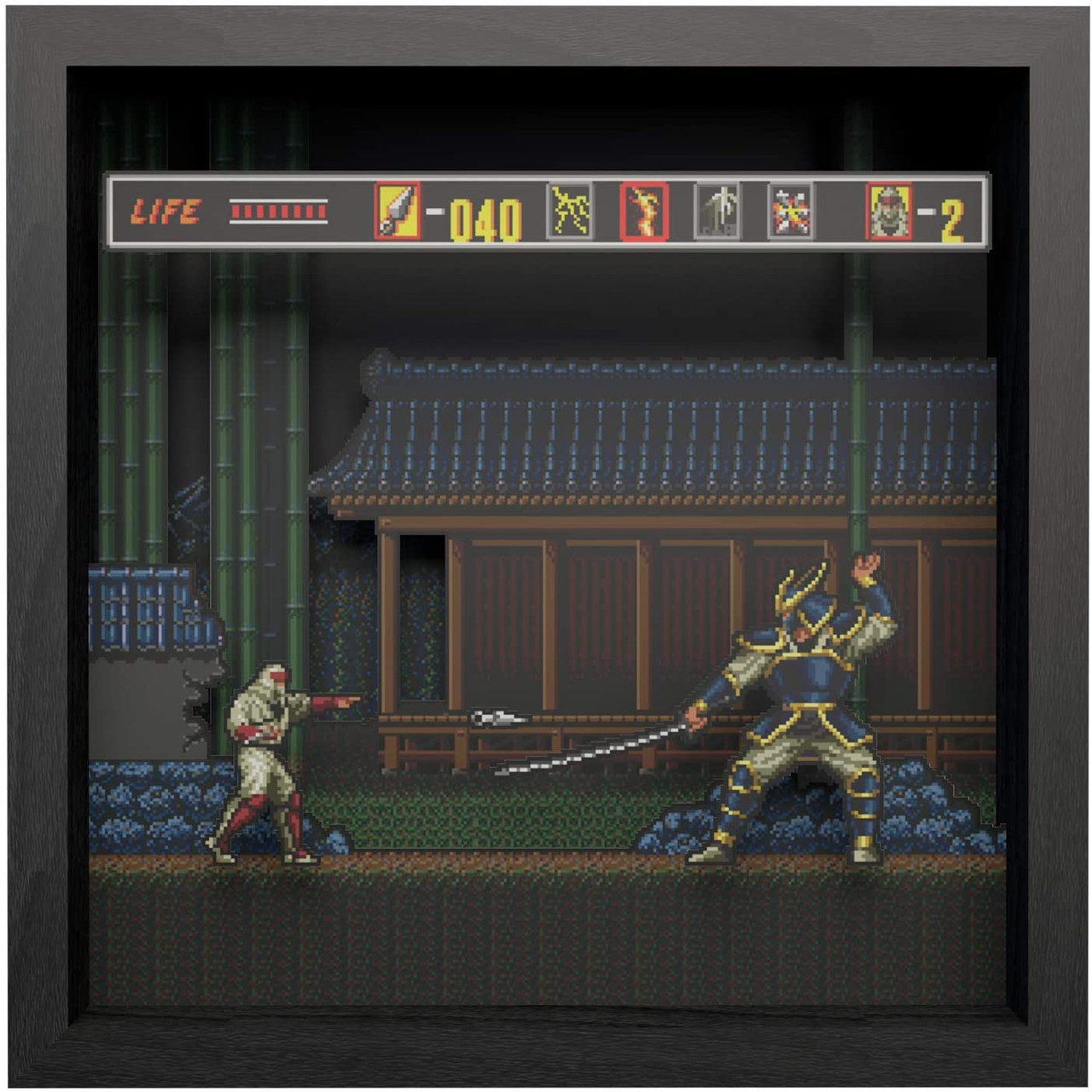 The Revenge of Shinobi Shadow Box Art