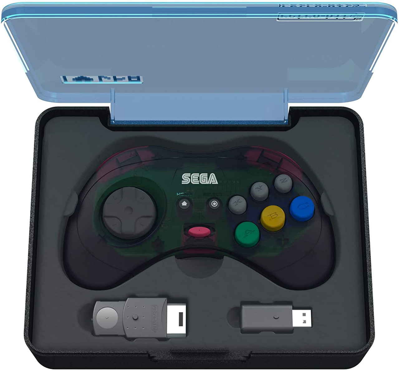 Retro-Bit SEGA Saturn 2.4GHz Wireless Pad - Grey