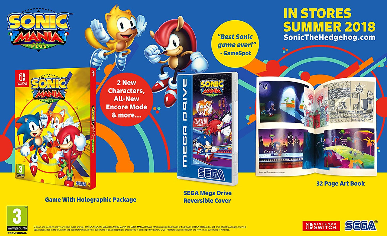 Sonic Mania Plus Poster