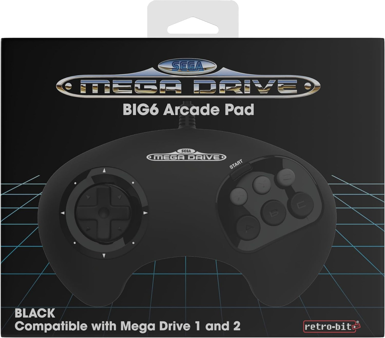 Review: Retro-Bit SEGA Genesis BIG6 Arcade Pad (Wired Console