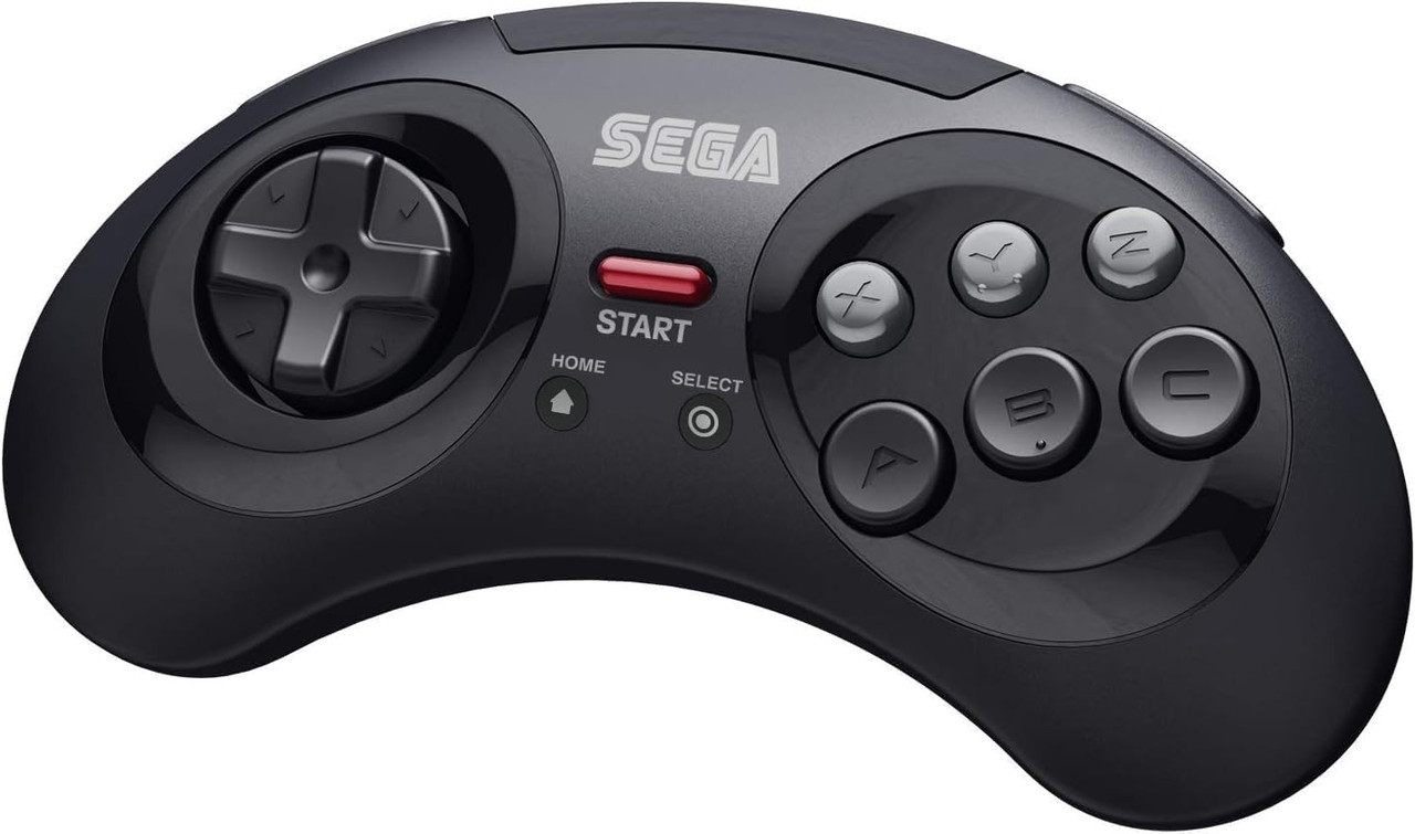 Retro-Bit SEGA Mega Drive 8-Button 2.4G Wireless - Black