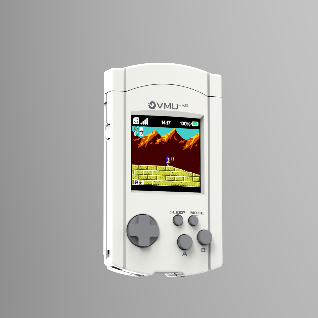 VMUPro Handheld Visual Memory Card for Dreamcast (Classic White)