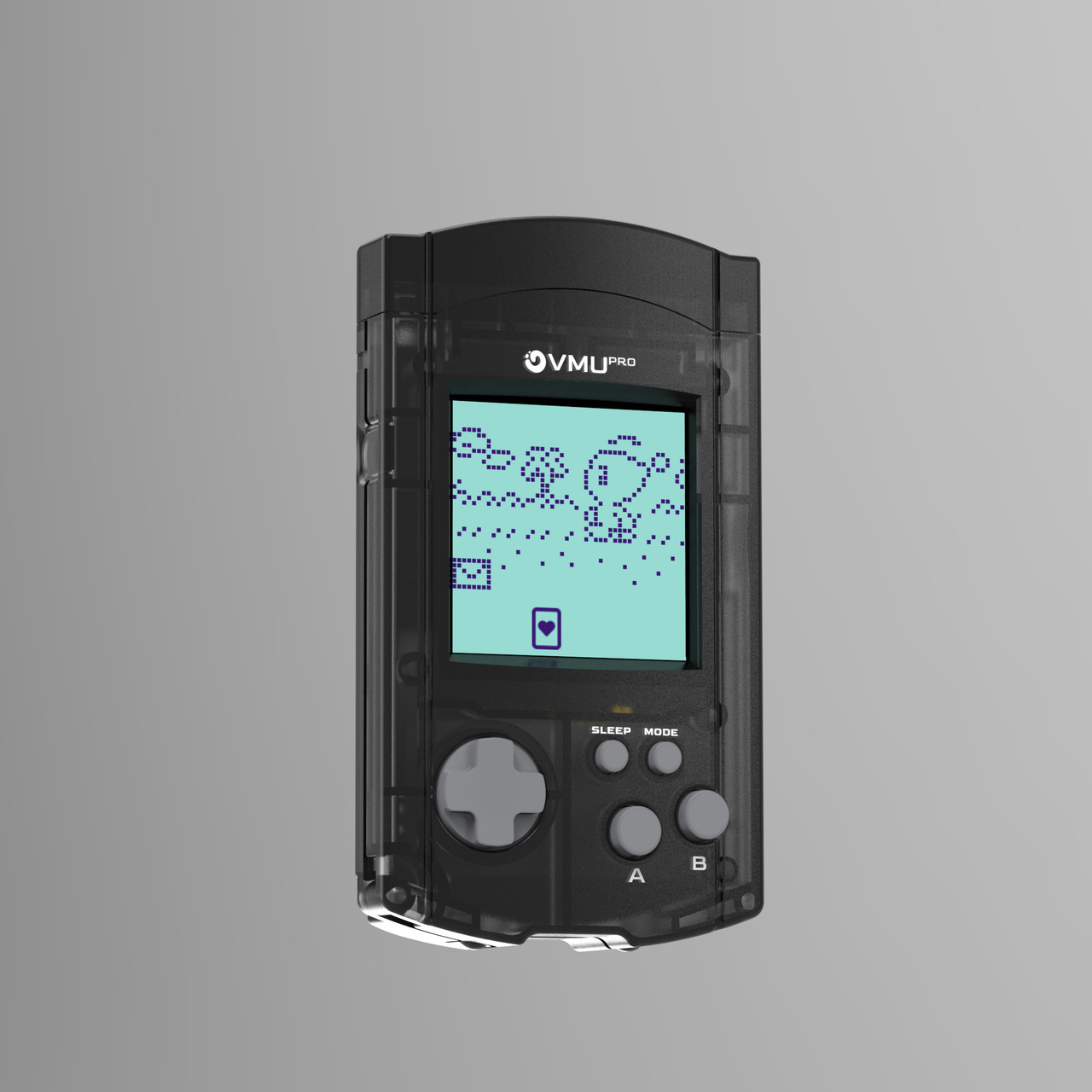 VMUPro Handheld & Visual Memory Card for Dreamcast (Smoke Black)