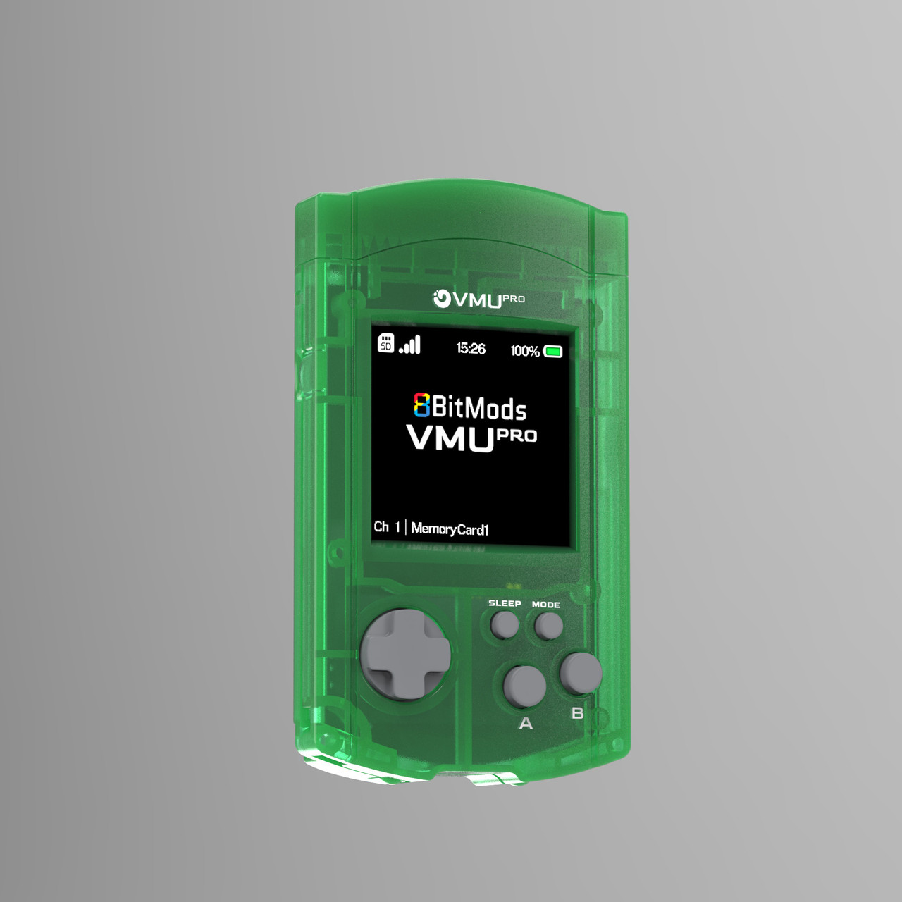 VMUPro Handheld Visual Memory Card for Dreamcast (Emerald Green)