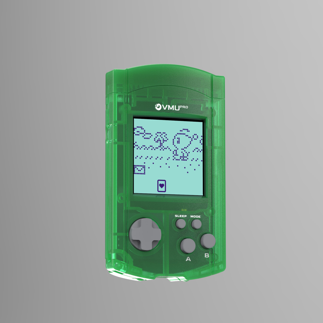 VMUPro Handheld Visual Memory Card for Dreamcast (Emerald Green)