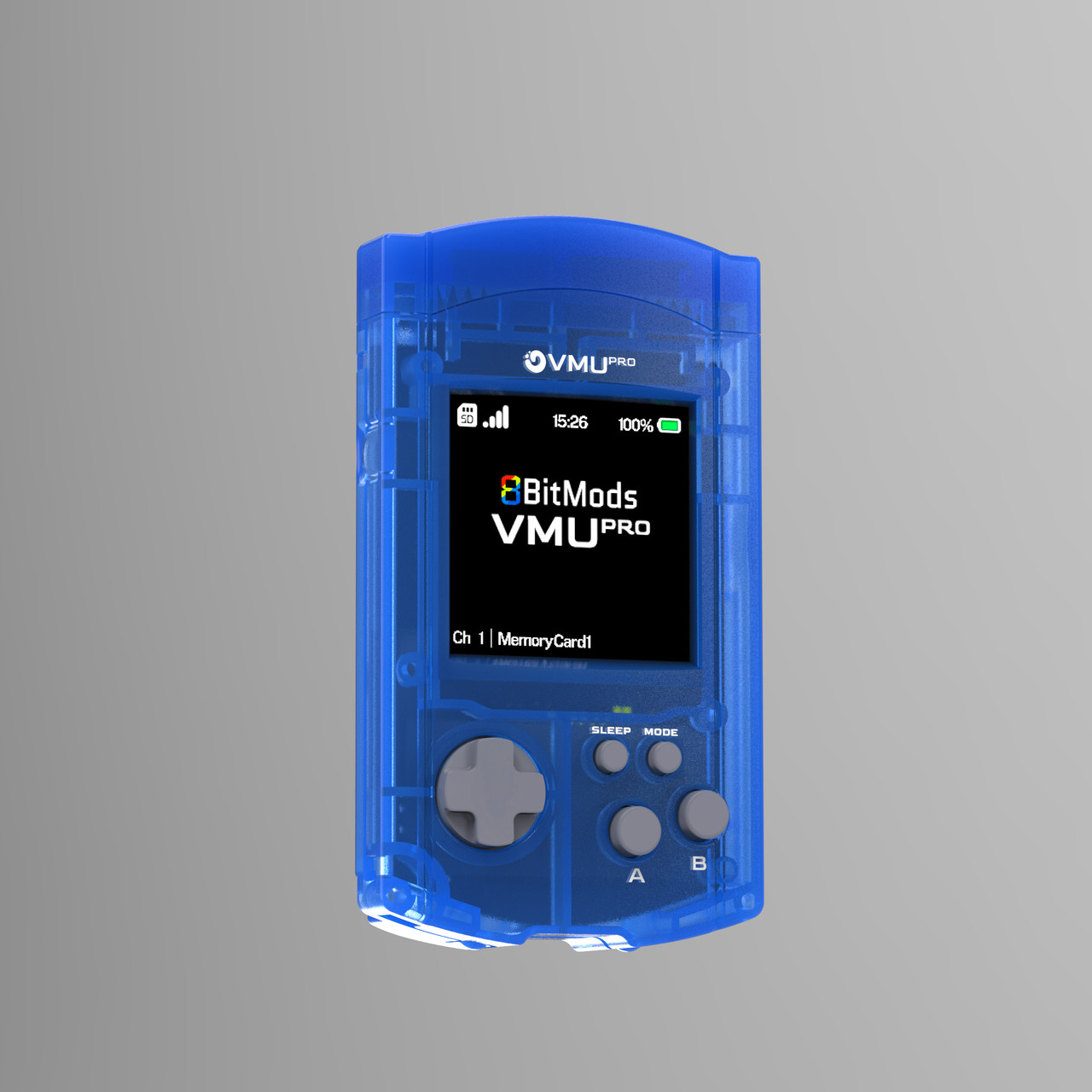 VMUPro Handheld & Visual Memory Card for Dreamcast (Frost Blue)