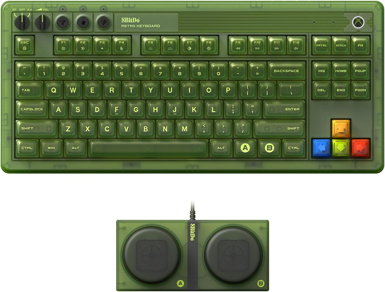 8Bitdo Retro Mechanical Keyboard Xbox Edition