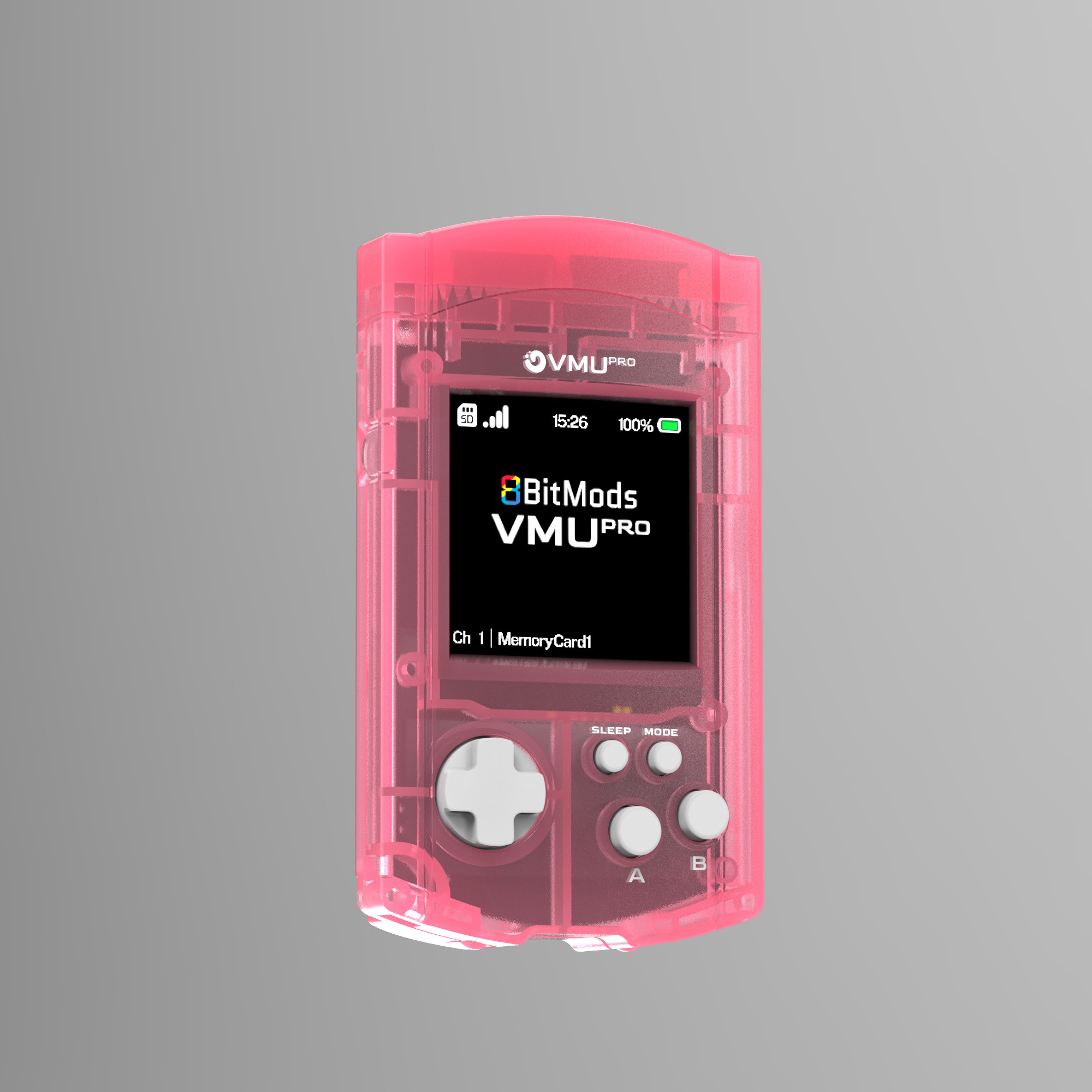 Vm Memory Card VMUPro Handheld & Visual Memory Card for Dreamcast (Classic White)