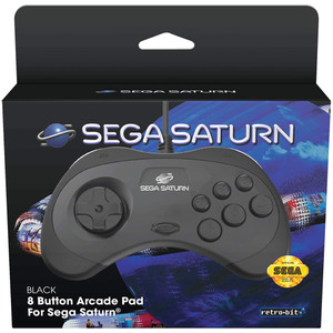 SEGA Saturn Pad - Original Port - Black