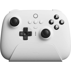 8BitDo Ultimate Bluetooth & 2.4g Controller with Charging Dock - White