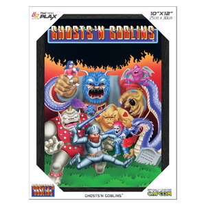 Pixel Frames PLAX Mega Man Ghosts'n Goblins