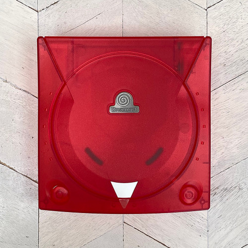 Dreamcast Replacement Shell - Crystal Red