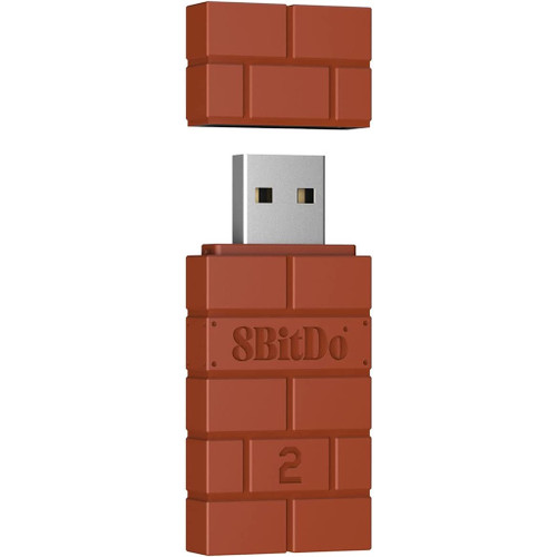 8BitDo USB Wireless Adapter 2 for Switch / Steam Deck / PC - Brown