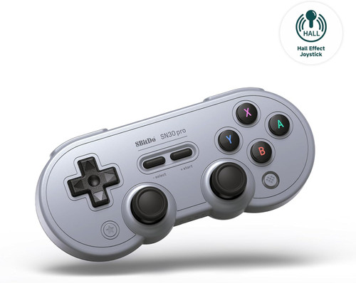 8BitDo SN30 Pro Bluetooth gamepad - Gray 80DM